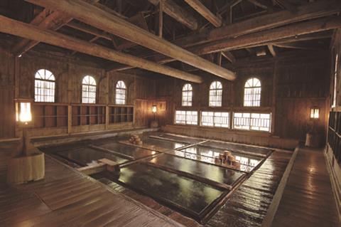 長寿館名物の「法師乃湯」